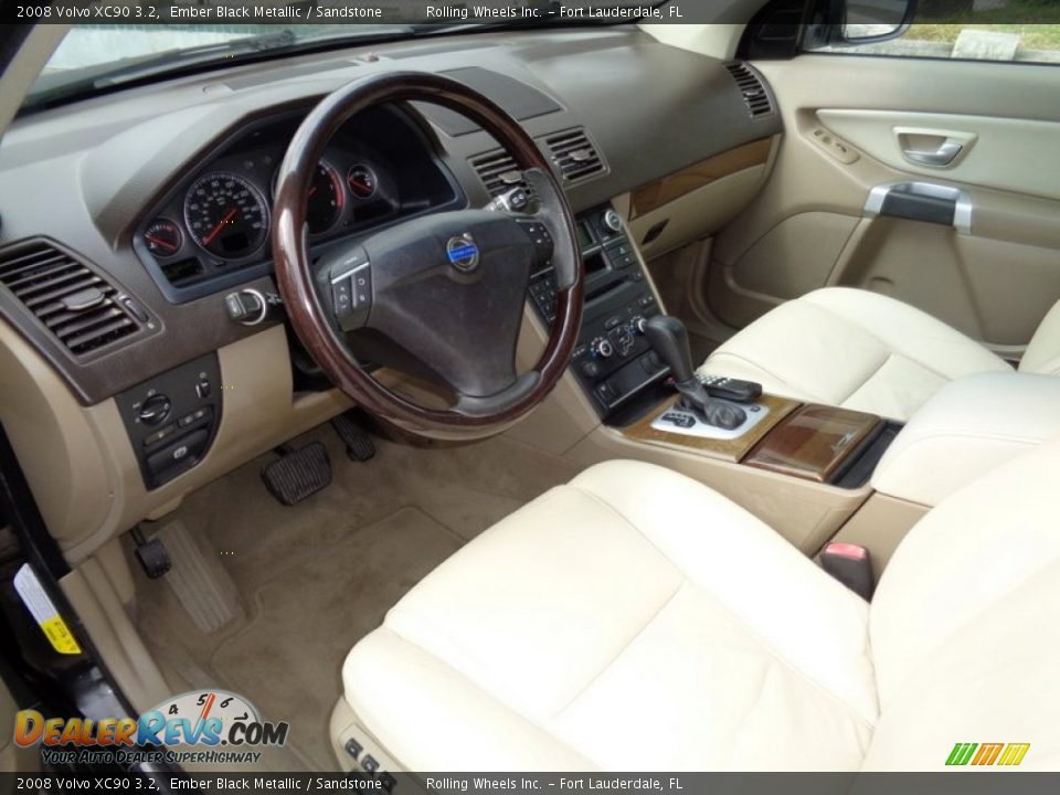 Sandstone Interior - 2008 Volvo XC90 3.2 Photo #35