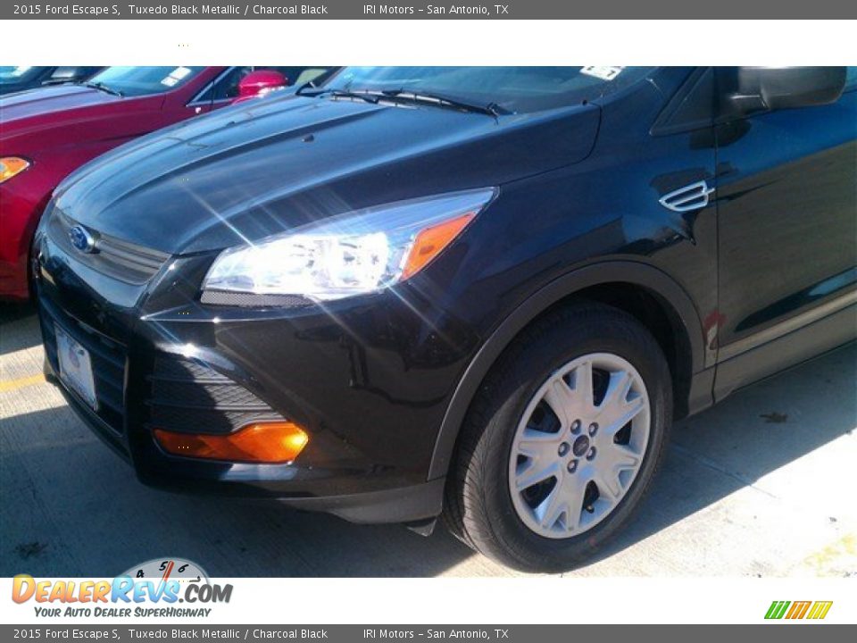 2015 Ford Escape S Tuxedo Black Metallic / Charcoal Black Photo #5