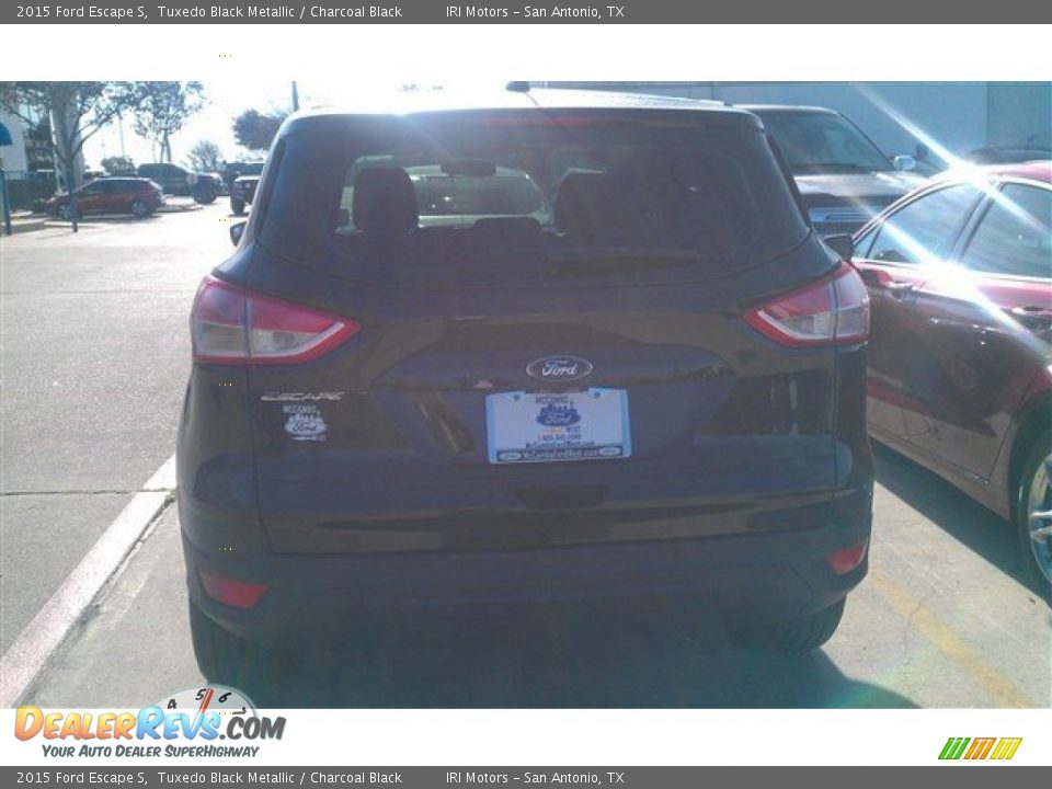 2015 Ford Escape S Tuxedo Black Metallic / Charcoal Black Photo #7