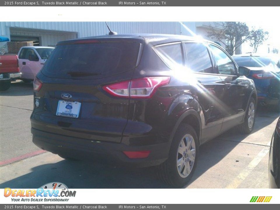 2015 Ford Escape S Tuxedo Black Metallic / Charcoal Black Photo #8