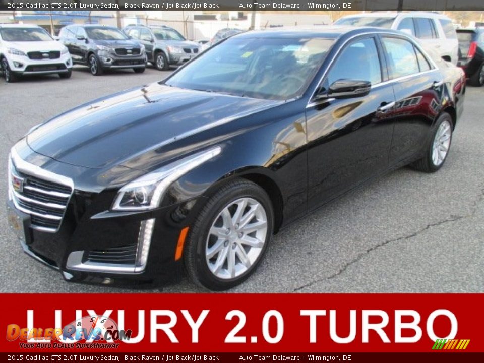 2015 Cadillac CTS 2.0T Luxury Sedan Black Raven / Jet Black/Jet Black Photo #1