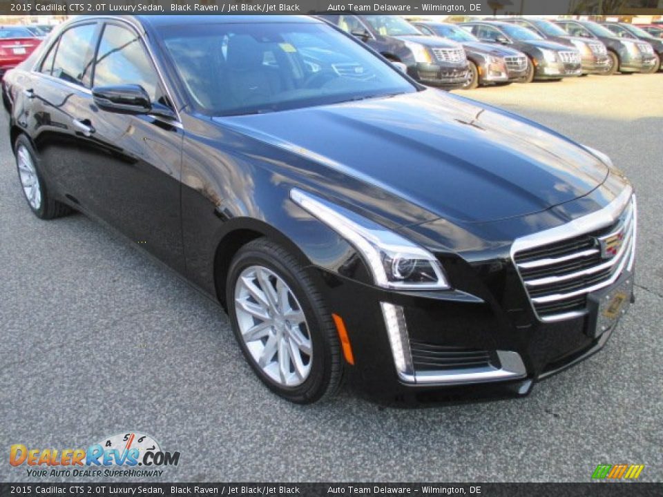 2015 Cadillac CTS 2.0T Luxury Sedan Black Raven / Jet Black/Jet Black Photo #3