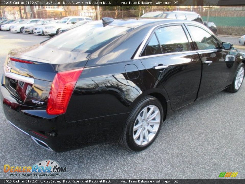 2015 Cadillac CTS 2.0T Luxury Sedan Black Raven / Jet Black/Jet Black Photo #4