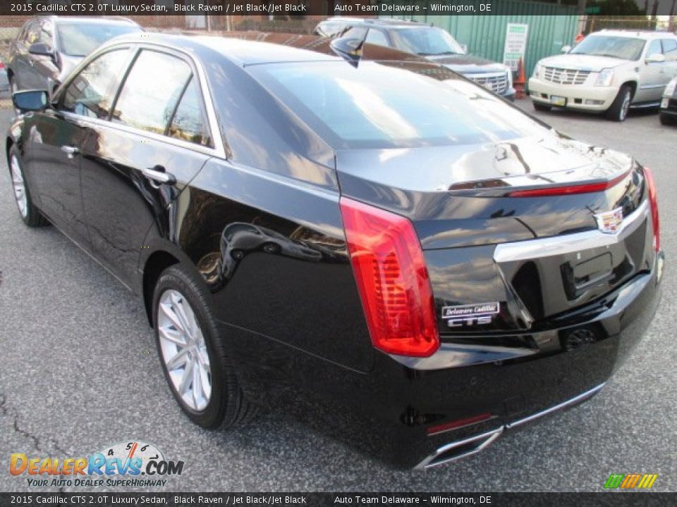 2015 Cadillac CTS 2.0T Luxury Sedan Black Raven / Jet Black/Jet Black Photo #6