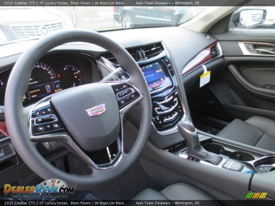 2015 Cadillac CTS 2.0T Luxury Sedan Black Raven / Jet Black/Jet Black Photo #7