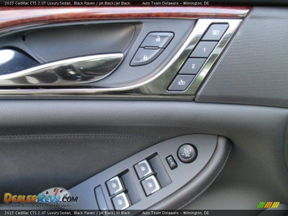 2015 Cadillac CTS 2.0T Luxury Sedan Black Raven / Jet Black/Jet Black Photo #9