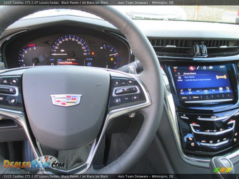 2015 Cadillac CTS 2.0T Luxury Sedan Black Raven / Jet Black/Jet Black Photo #10