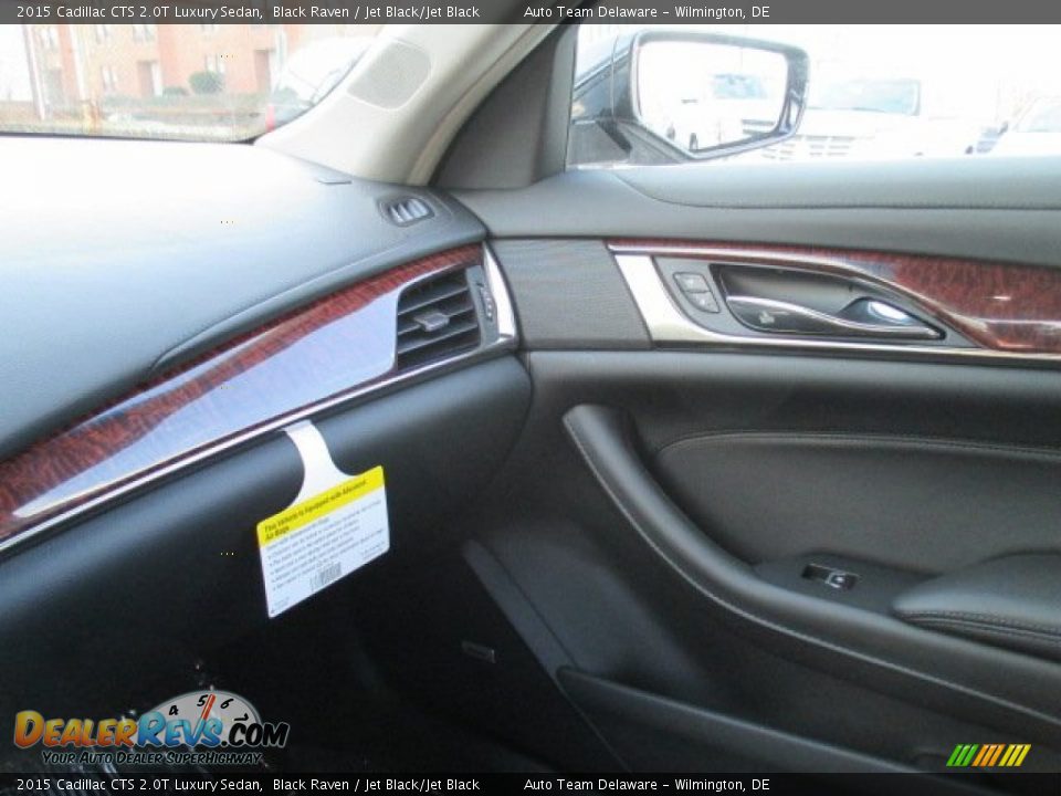 2015 Cadillac CTS 2.0T Luxury Sedan Black Raven / Jet Black/Jet Black Photo #13