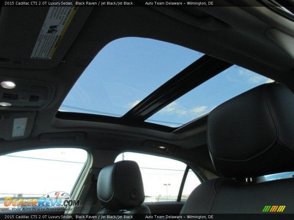 2015 Cadillac CTS 2.0T Luxury Sedan Black Raven / Jet Black/Jet Black Photo #14