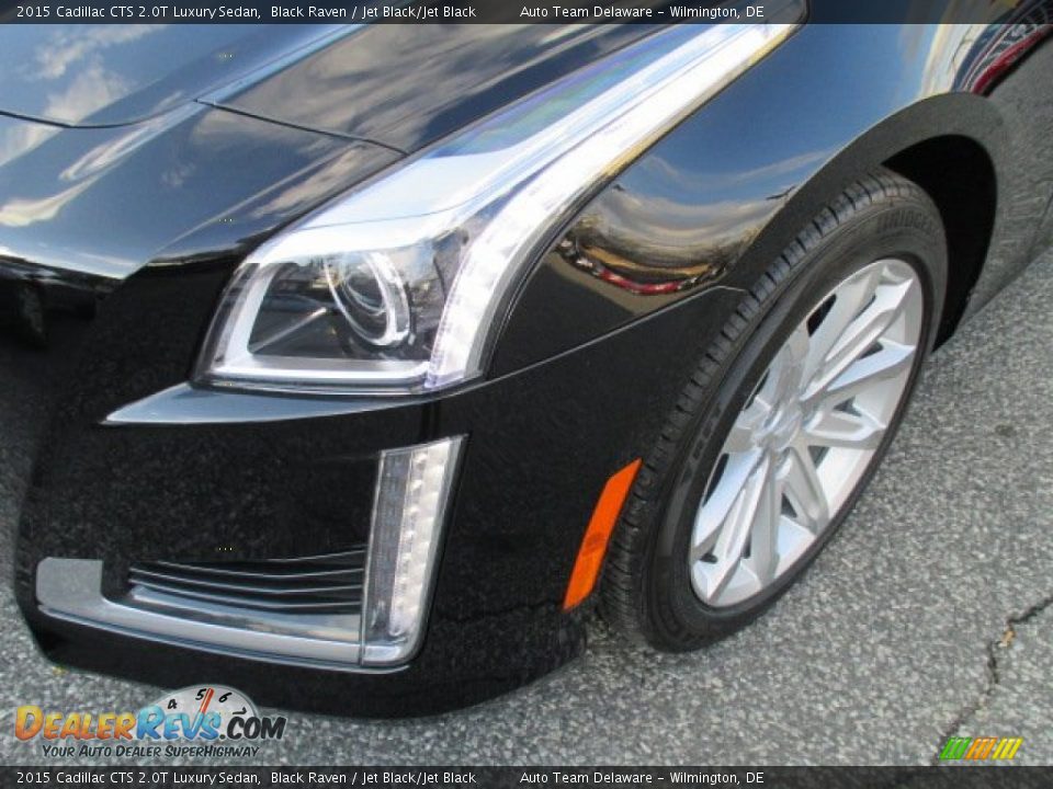 2015 Cadillac CTS 2.0T Luxury Sedan Black Raven / Jet Black/Jet Black Photo #16