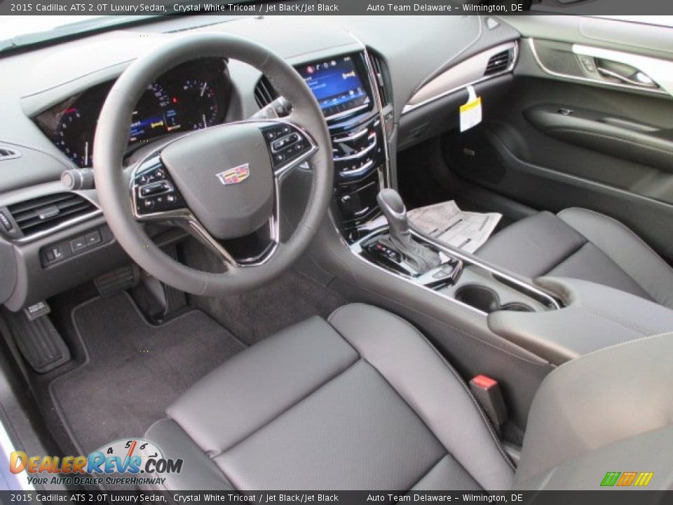 Jet Black/Jet Black Interior - 2015 Cadillac ATS 2.0T Luxury Sedan Photo #7