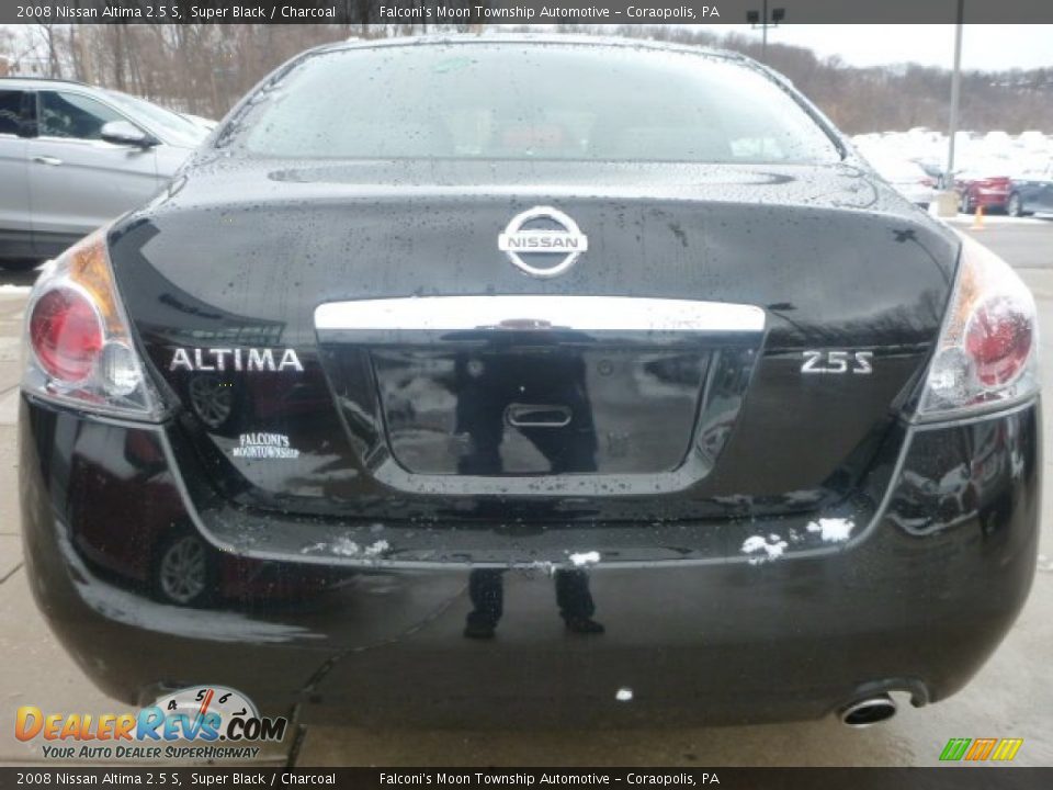 2008 Nissan Altima 2.5 S Super Black / Charcoal Photo #7