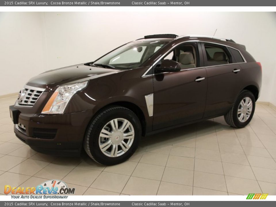 2015 Cadillac SRX Luxury Cocoa Bronze Metallic / Shale/Brownstone Photo #3