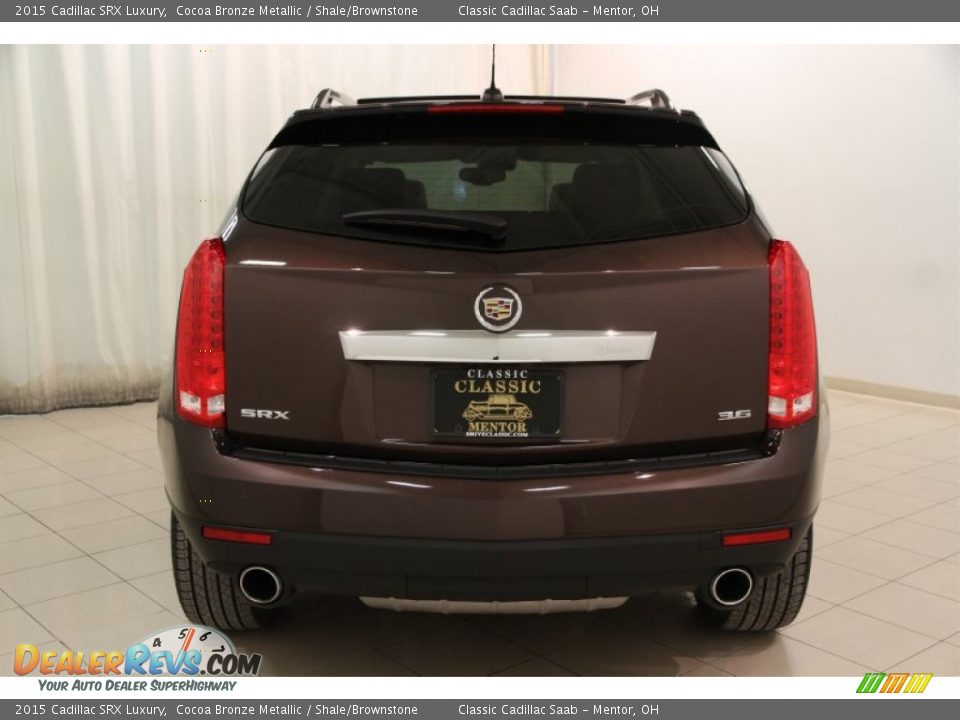 2015 Cadillac SRX Luxury Cocoa Bronze Metallic / Shale/Brownstone Photo #15