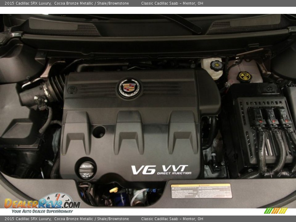 2015 Cadillac SRX Luxury Cocoa Bronze Metallic / Shale/Brownstone Photo #16