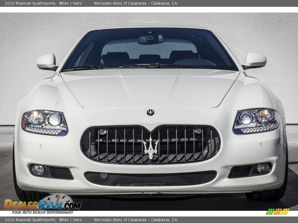2010 Maserati Quattroporte White / Nero Photo #2