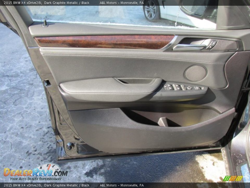 2015 BMW X4 xDrive28i Dark Graphite Metallic / Black Photo #9