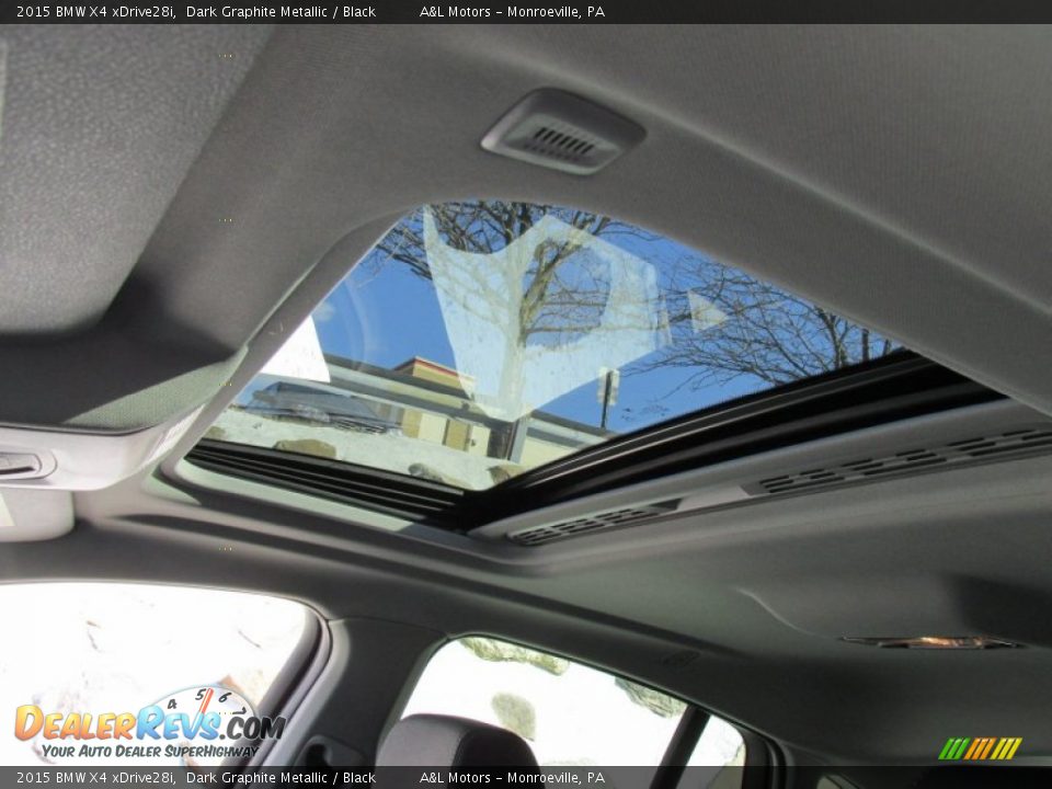 2015 BMW X4 xDrive28i Dark Graphite Metallic / Black Photo #10