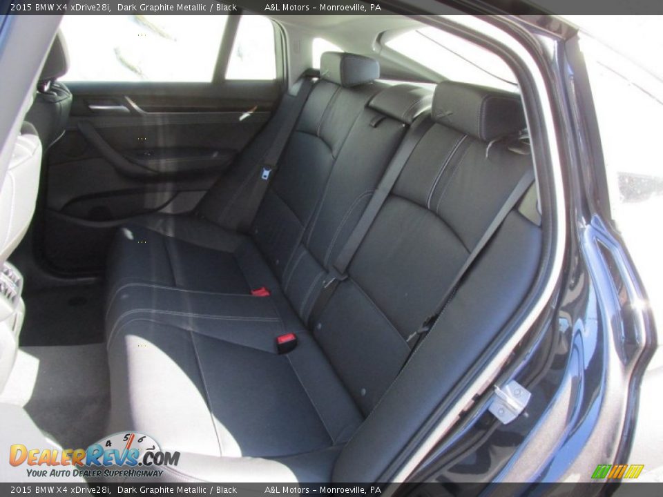 2015 BMW X4 xDrive28i Dark Graphite Metallic / Black Photo #12