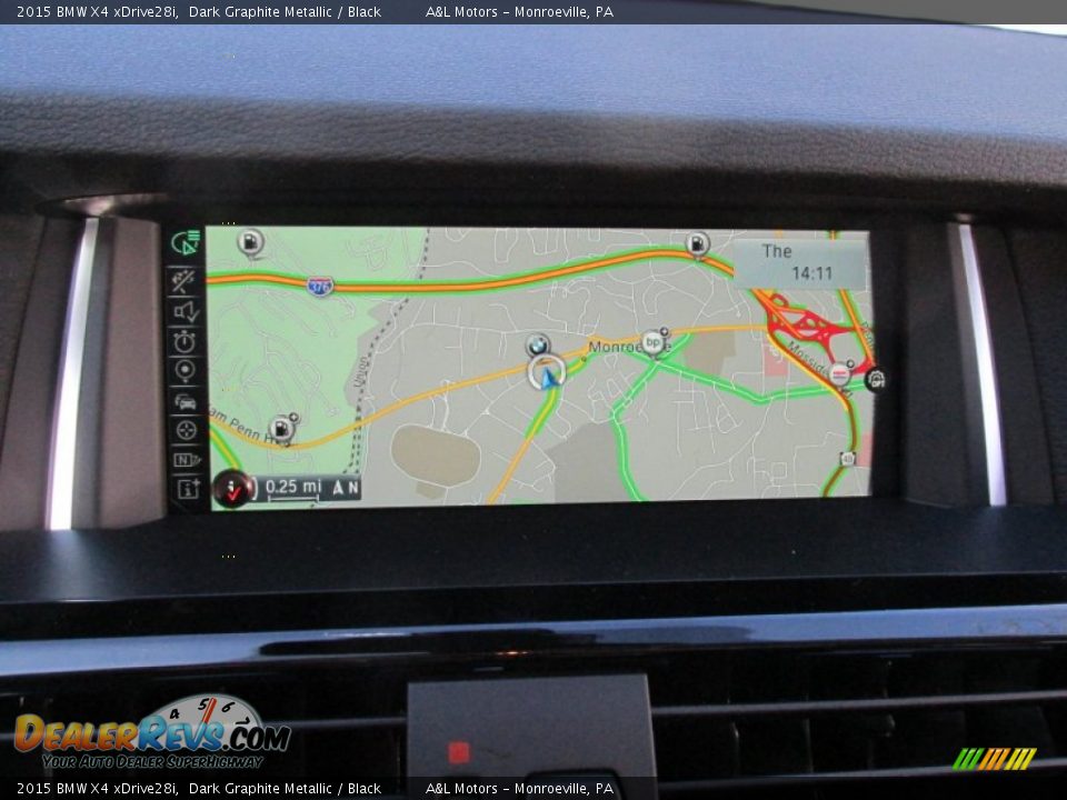 2015 BMW X4 xDrive28i Dark Graphite Metallic / Black Photo #16