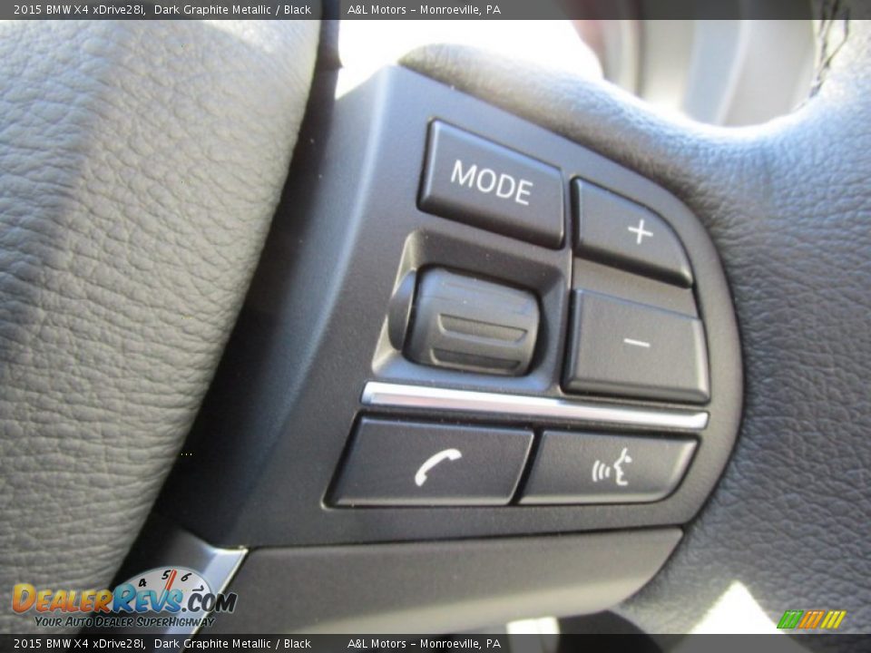 2015 BMW X4 xDrive28i Dark Graphite Metallic / Black Photo #20