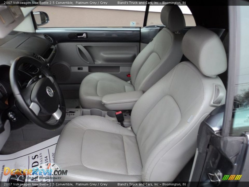 Grey Interior - 2007 Volkswagen New Beetle 2.5 Convertible Photo #5