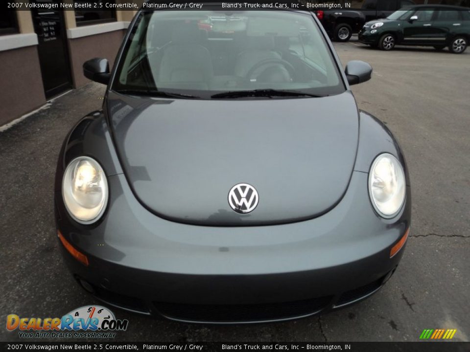 2007 Volkswagen New Beetle 2.5 Convertible Platinum Grey / Grey Photo #18