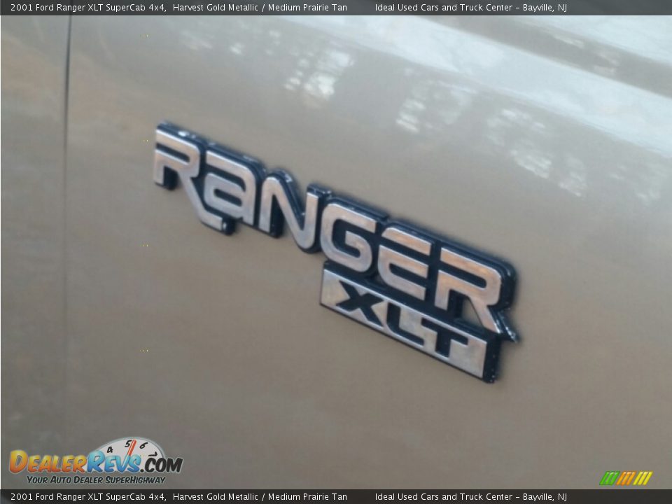 2001 Ford Ranger XLT SuperCab 4x4 Harvest Gold Metallic / Medium Prairie Tan Photo #3