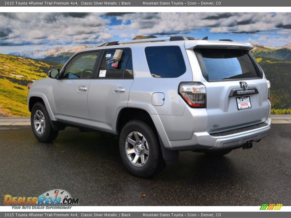 2015 Toyota 4Runner Trail Premium 4x4 Classic Silver Metallic / Black Photo #3