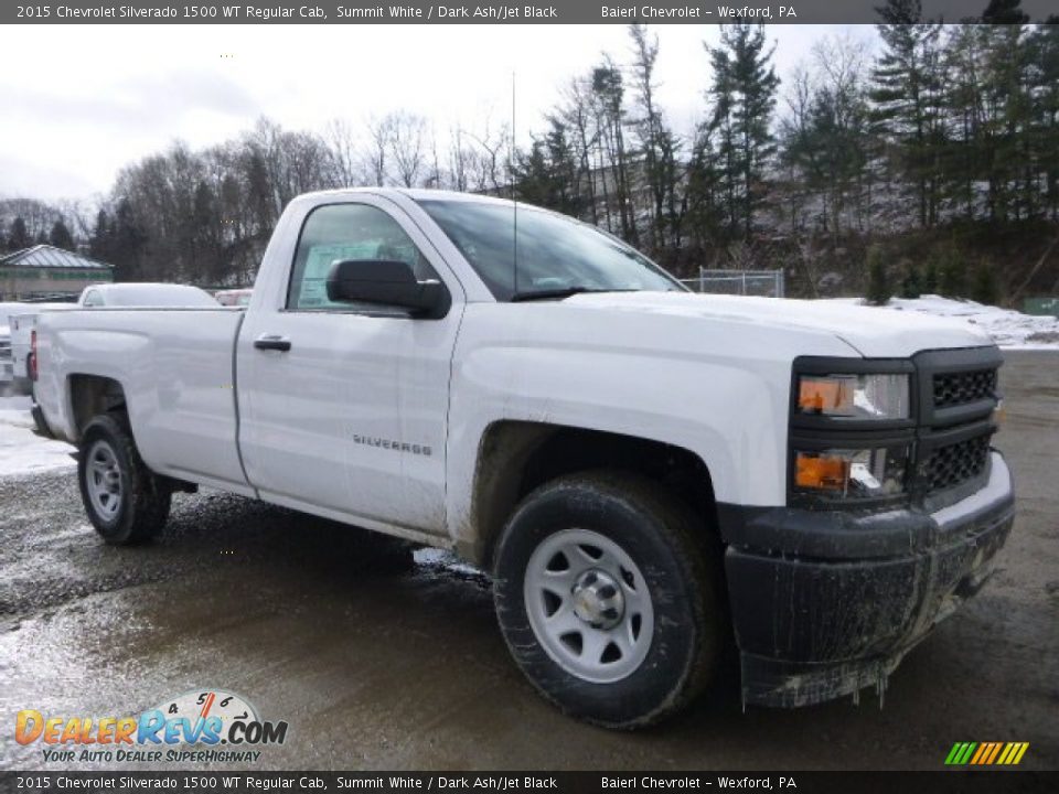 2015 Chevrolet Silverado 1500 WT Regular Cab Summit White / Dark Ash/Jet Black Photo #2