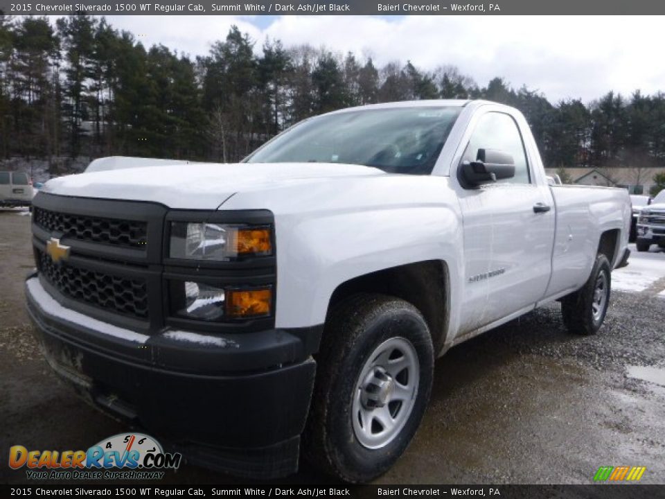 2015 Chevrolet Silverado 1500 WT Regular Cab Summit White / Dark Ash/Jet Black Photo #3