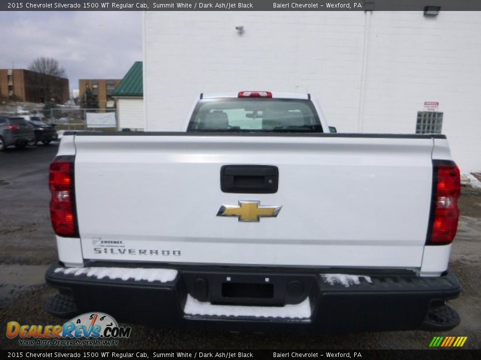 2015 Chevrolet Silverado 1500 WT Regular Cab Summit White / Dark Ash/Jet Black Photo #8