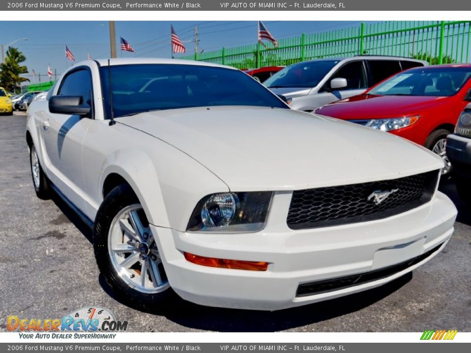 2006 Ford Mustang V6 Premium Coupe Performance White / Black Photo #1