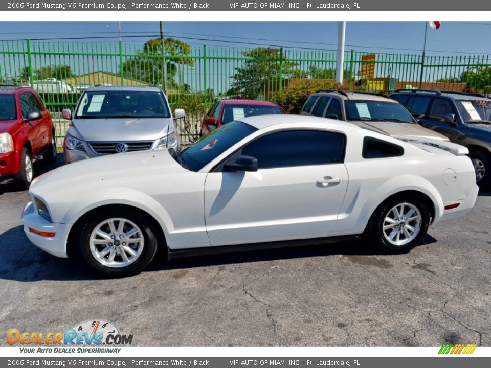 2006 Ford Mustang V6 Premium Coupe Performance White / Black Photo #4