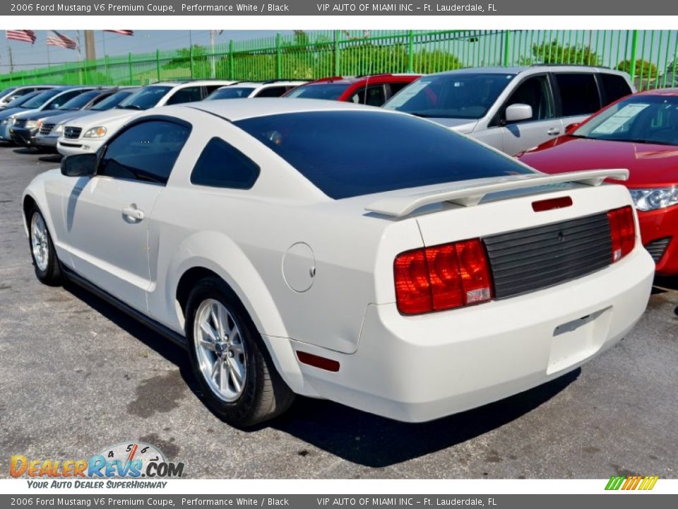 2006 Ford Mustang V6 Premium Coupe Performance White / Black Photo #8