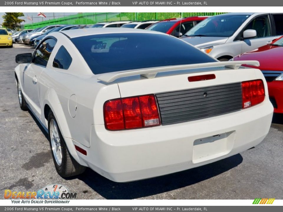2006 Ford Mustang V6 Premium Coupe Performance White / Black Photo #9