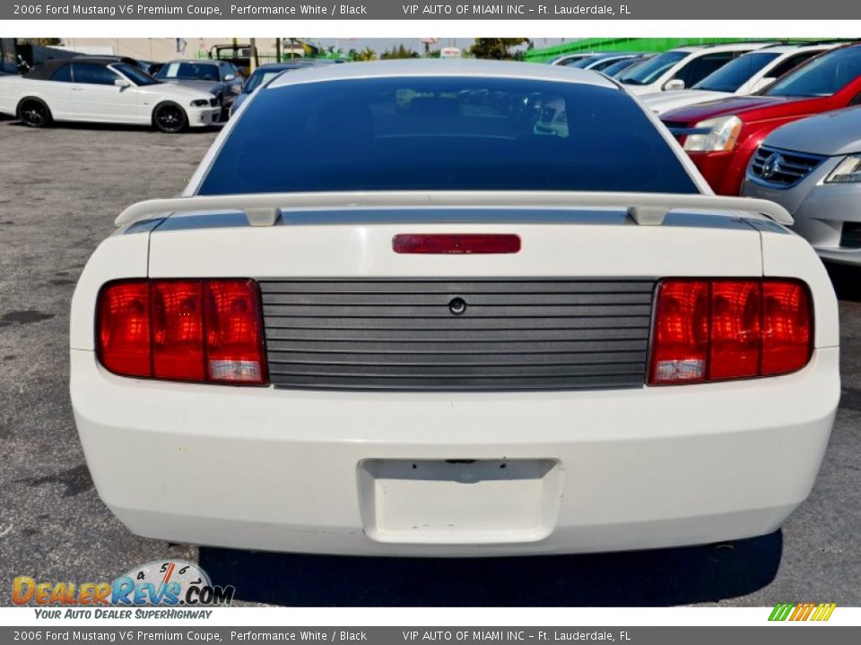 2006 Ford Mustang V6 Premium Coupe Performance White / Black Photo #10