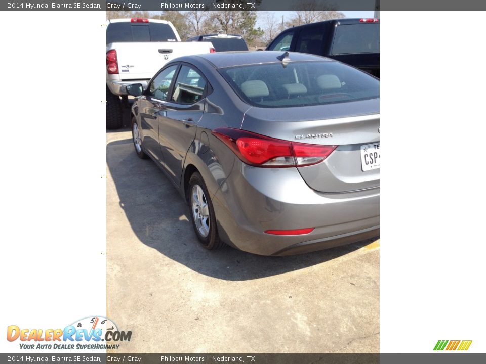 2014 Hyundai Elantra SE Sedan Gray / Gray Photo #1