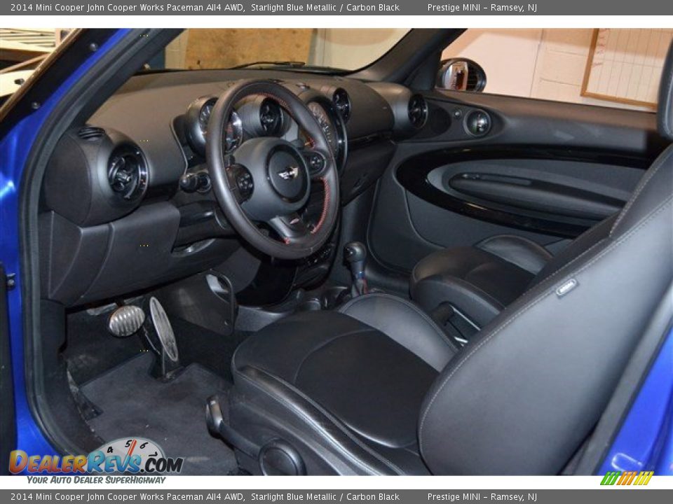 Carbon Black Interior - 2014 Mini Cooper John Cooper Works Paceman All4 AWD Photo #12