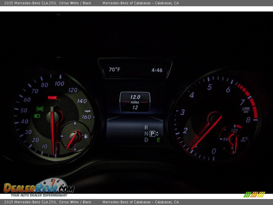 2015 Mercedes-Benz CLA 250 Cirrus White / Black Photo #6