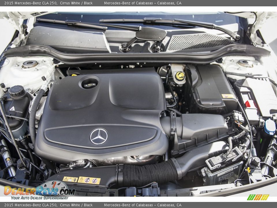 2015 Mercedes-Benz CLA 250 Cirrus White / Black Photo #9