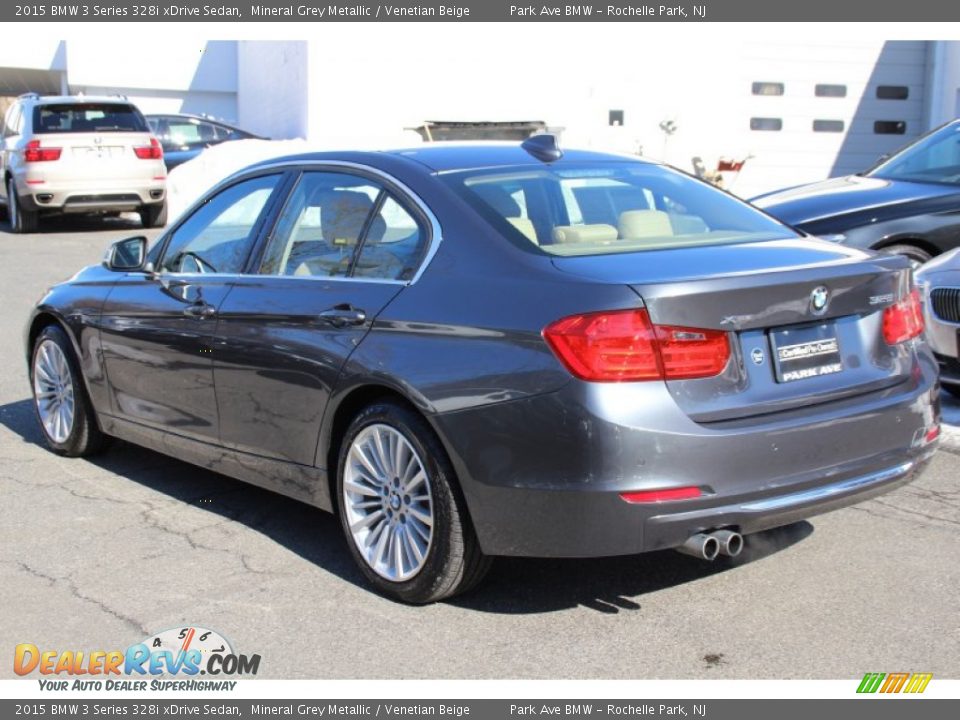 2015 BMW 3 Series 328i xDrive Sedan Mineral Grey Metallic / Venetian Beige Photo #5