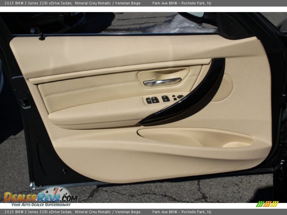2015 BMW 3 Series 328i xDrive Sedan Mineral Grey Metallic / Venetian Beige Photo #9