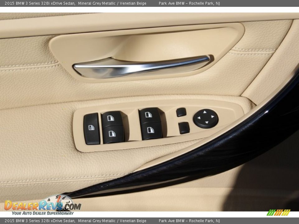 2015 BMW 3 Series 328i xDrive Sedan Mineral Grey Metallic / Venetian Beige Photo #10