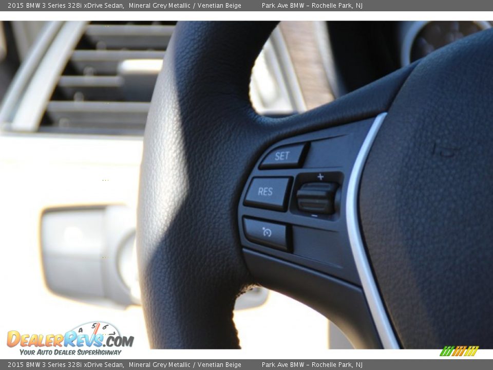2015 BMW 3 Series 328i xDrive Sedan Mineral Grey Metallic / Venetian Beige Photo #20