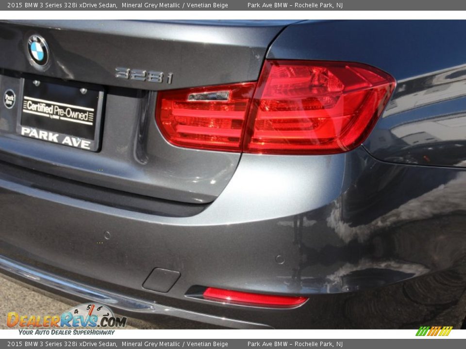 2015 BMW 3 Series 328i xDrive Sedan Mineral Grey Metallic / Venetian Beige Photo #24