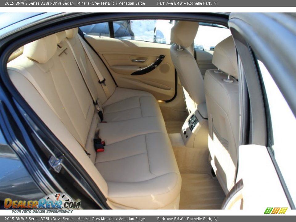 2015 BMW 3 Series 328i xDrive Sedan Mineral Grey Metallic / Venetian Beige Photo #26