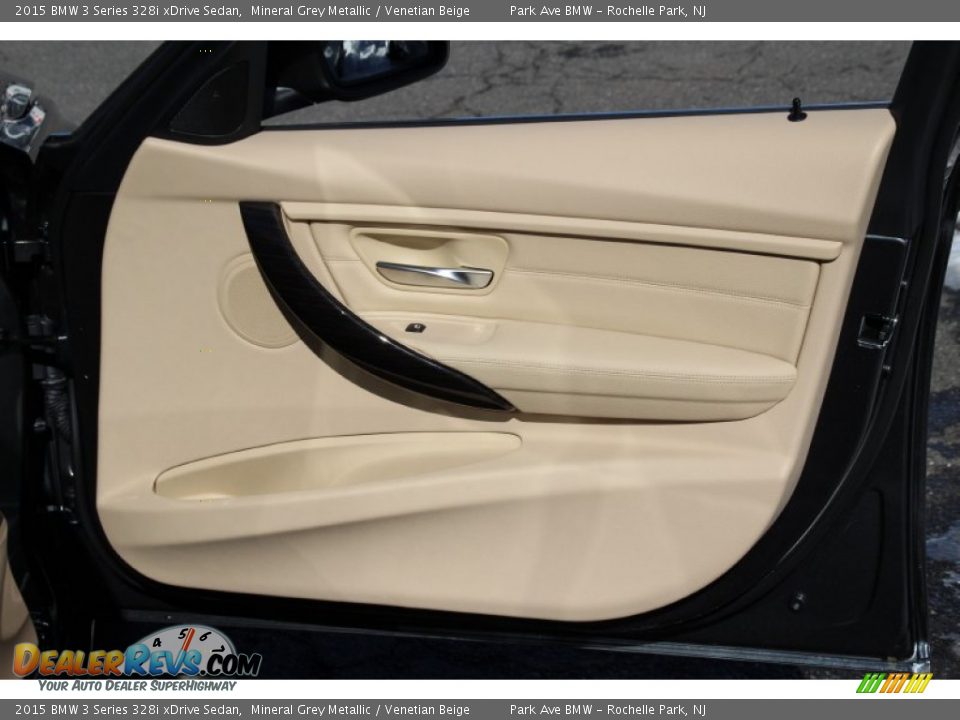 2015 BMW 3 Series 328i xDrive Sedan Mineral Grey Metallic / Venetian Beige Photo #27