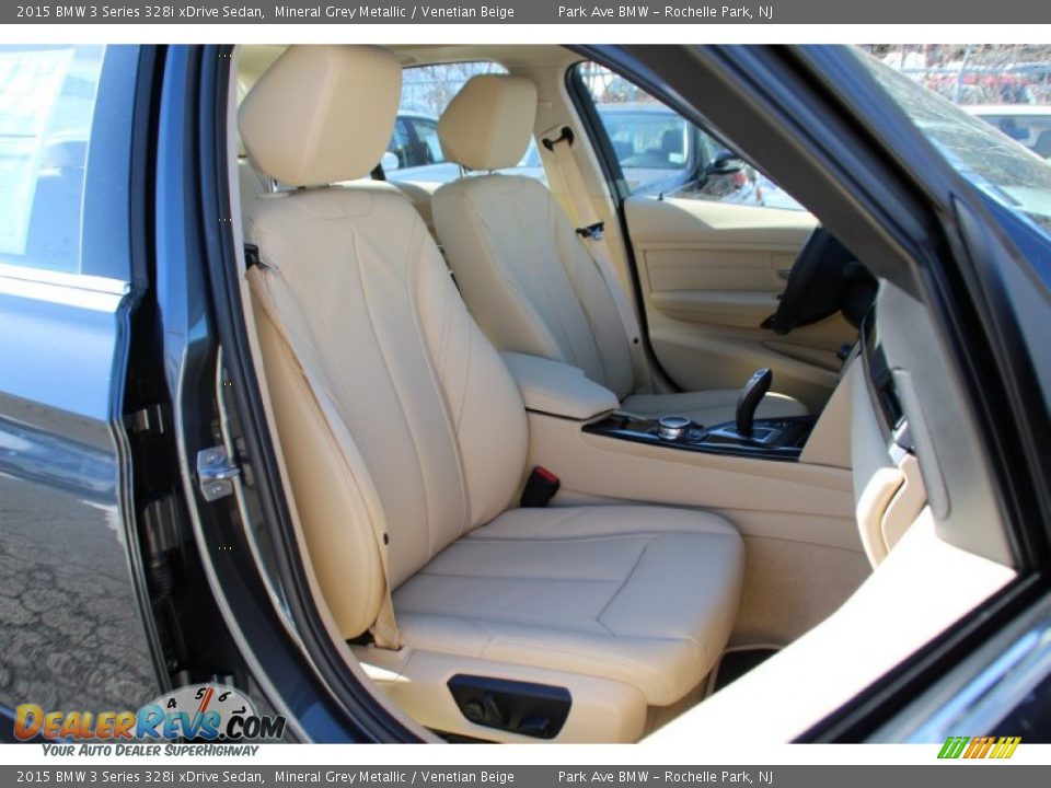 2015 BMW 3 Series 328i xDrive Sedan Mineral Grey Metallic / Venetian Beige Photo #30