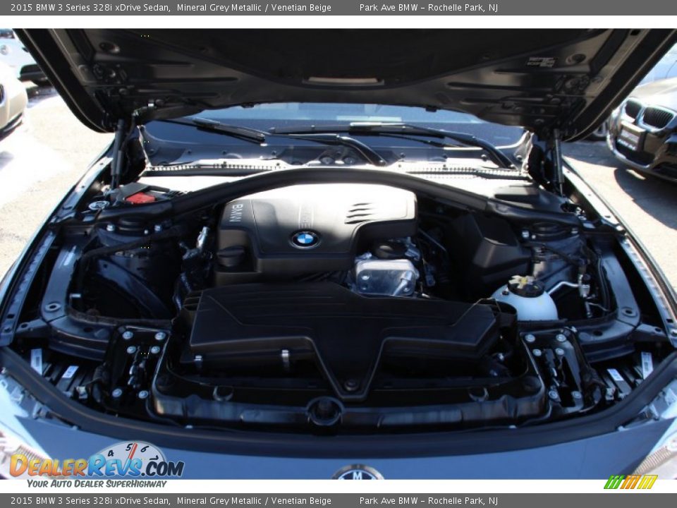 2015 BMW 3 Series 328i xDrive Sedan Mineral Grey Metallic / Venetian Beige Photo #31